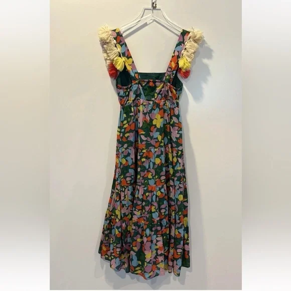 J. Crew Womens Tassel Dress In Confetti Floral Size XXS - Picture 3 of 10